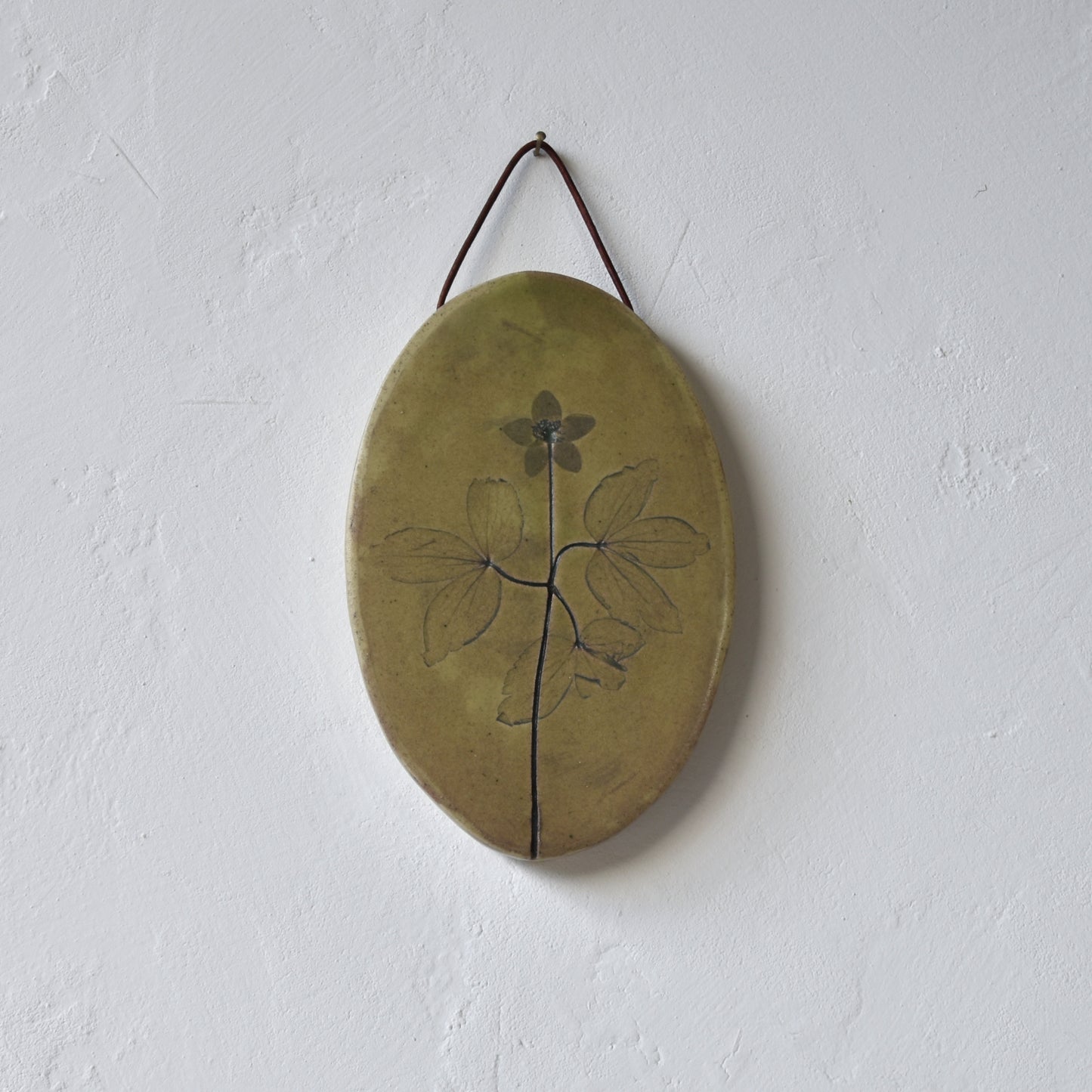 5.5" Anemone Wall Hanging in Moss