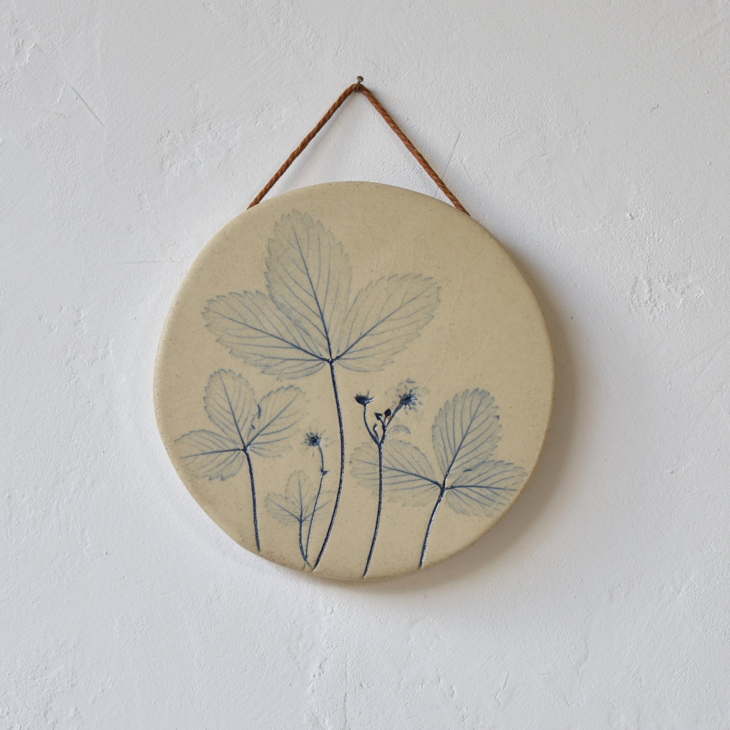 6" Strawberry Wall Hanging in Ice