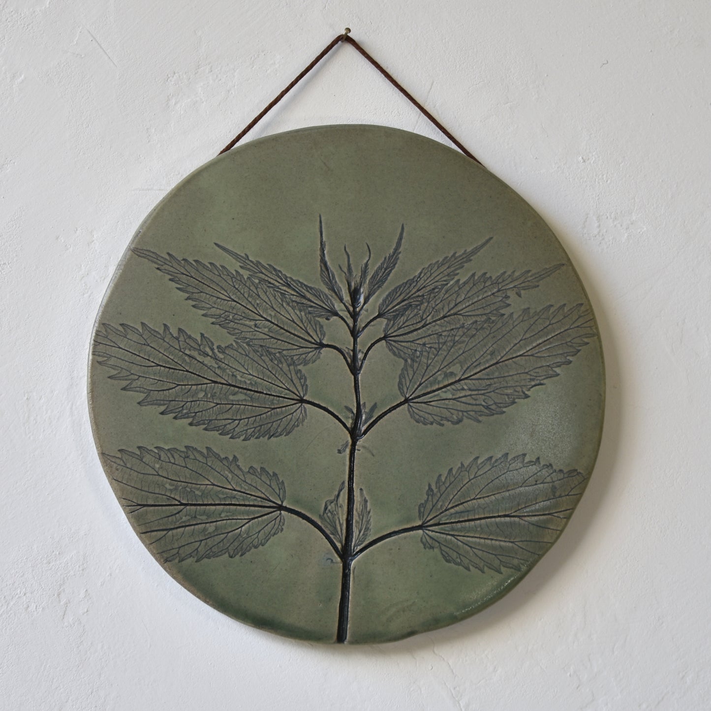 8.5" Nettle Wall Hanging in Sage