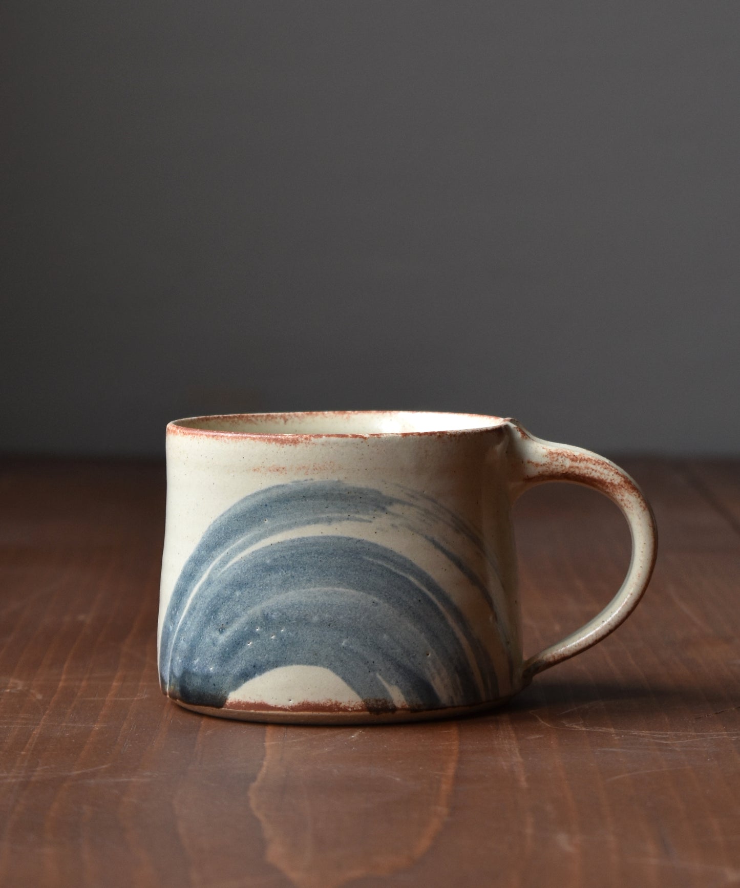 Medium Mug in Blue/Cream - Arc