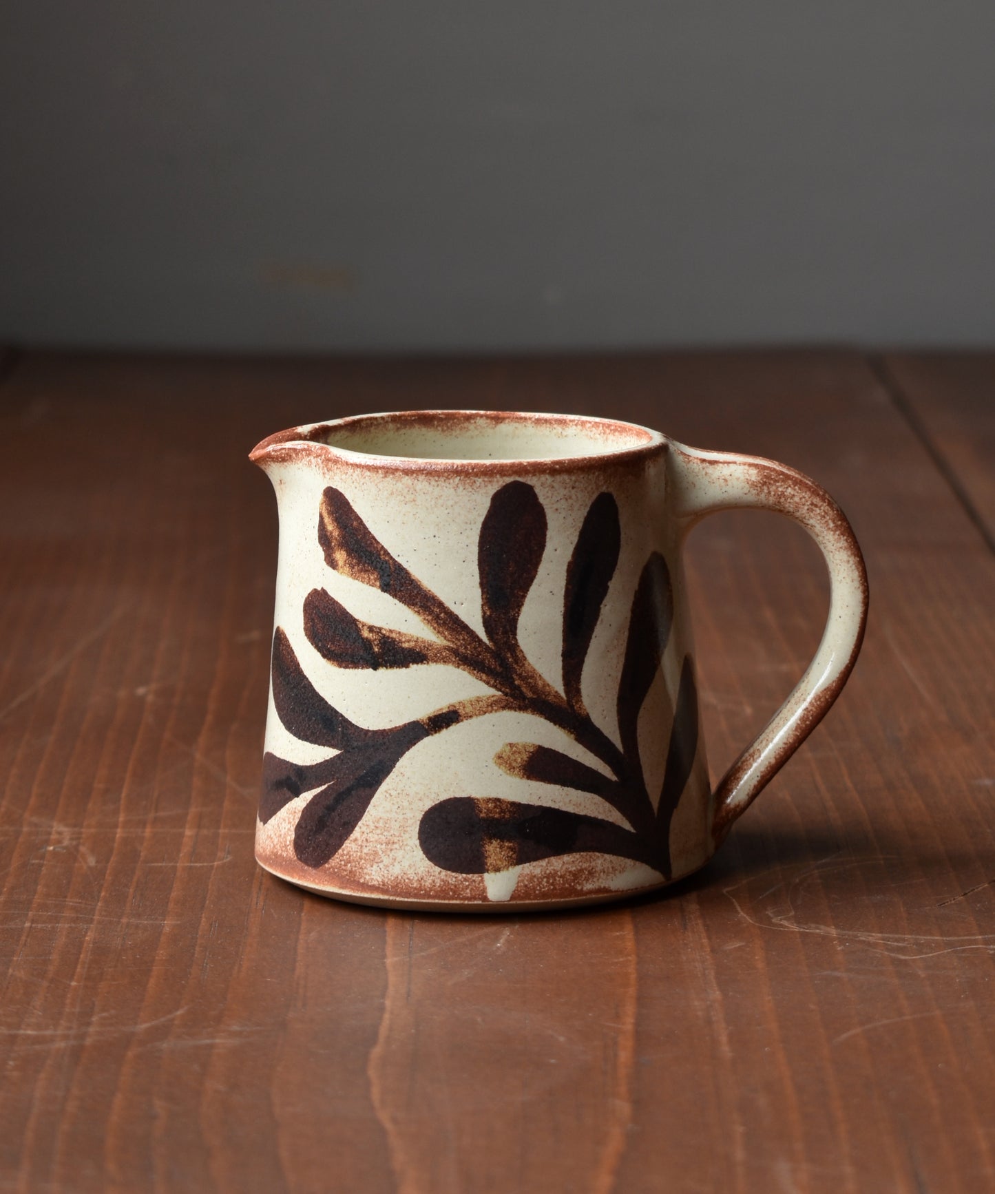 Small Creamer in Rust/Cream Foliage