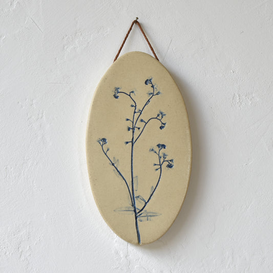 7.75" Forget-me-not Wall Hanging in Ice