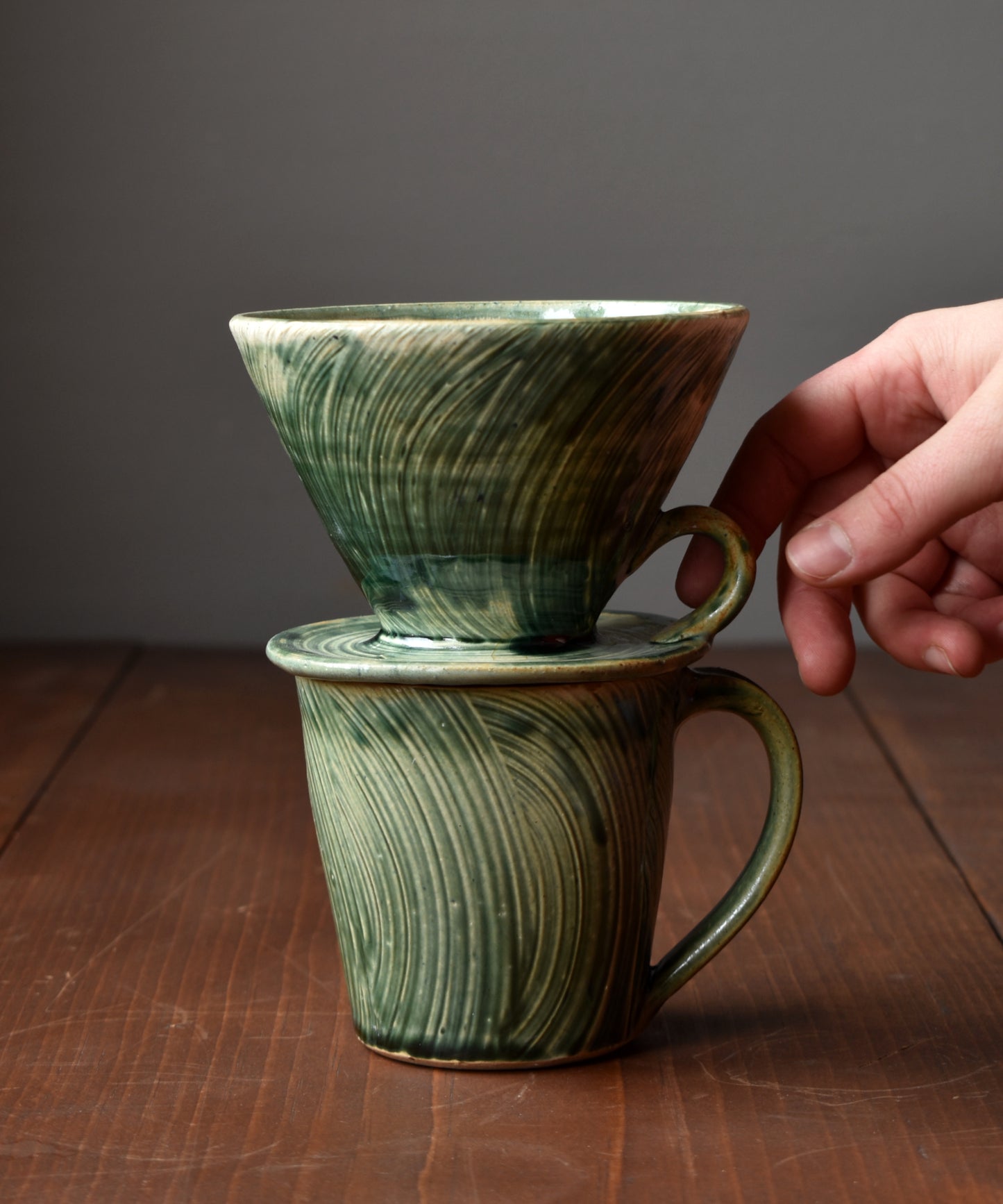 Coffee Pour-Over Cone - Green