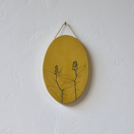 5.5" Mayflower Wall Hanging in Yellow