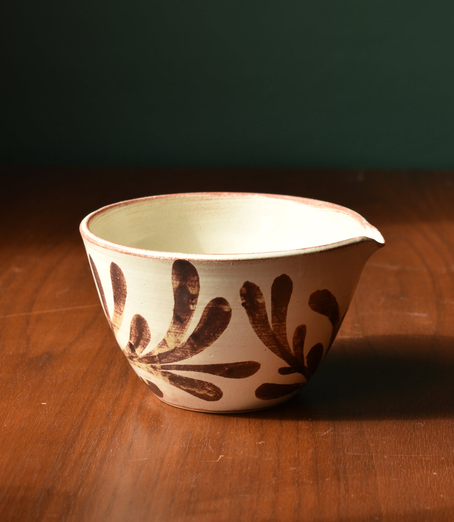 Mixing Bowl in Rust/Cream