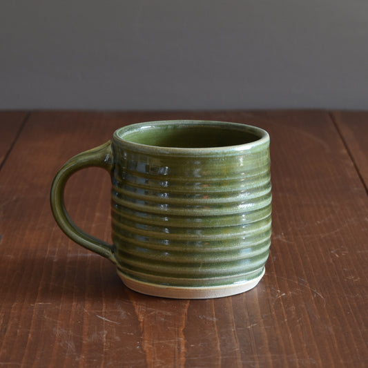Large Mug in Green - Barrel