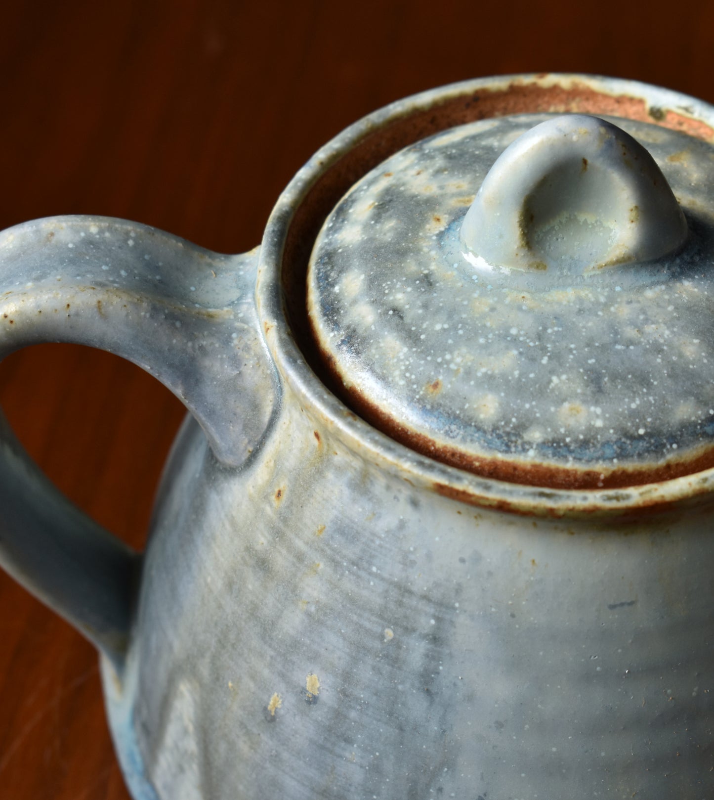 Wood-Fired Teapot - Ice Blue