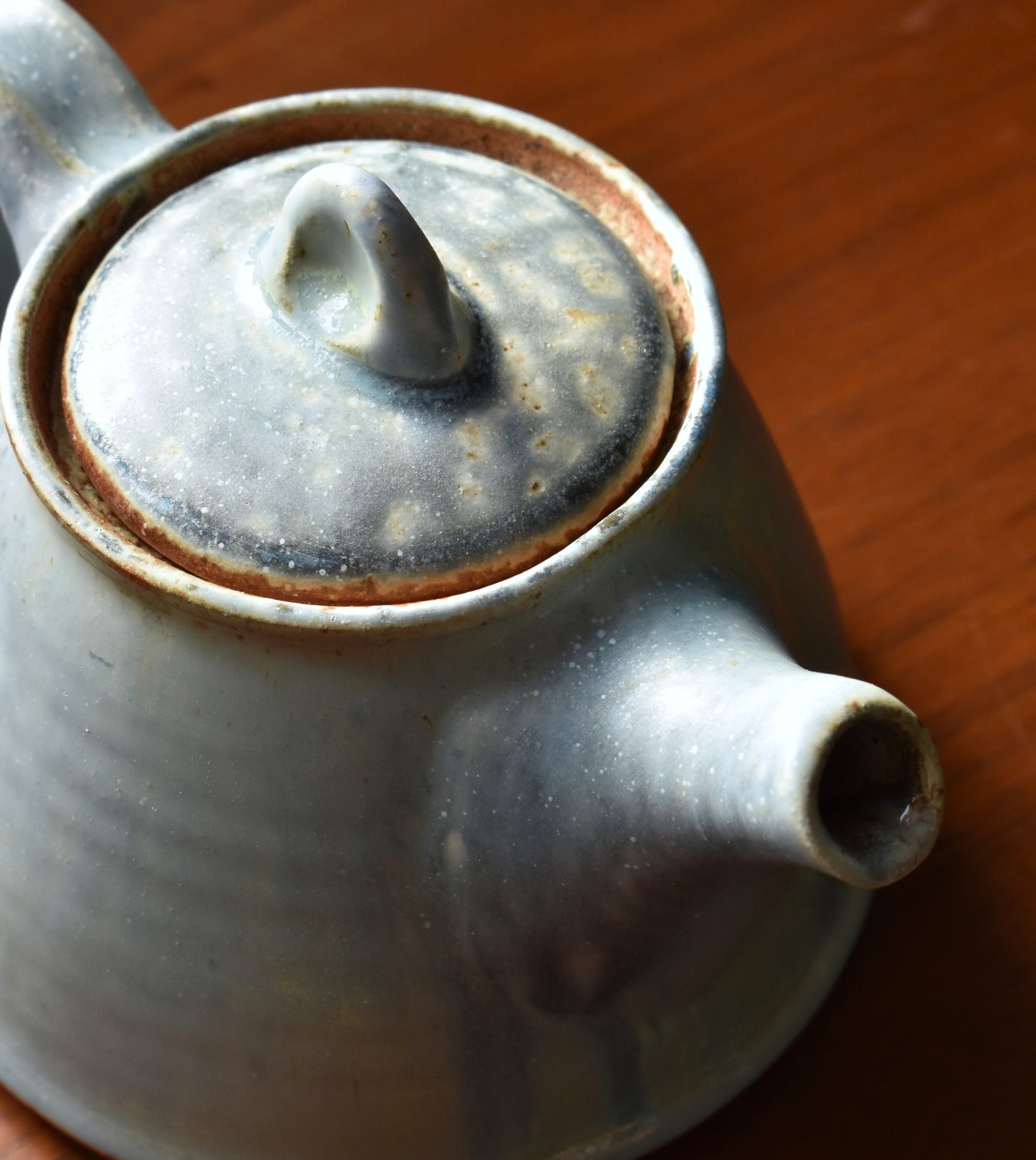 Wood-Fired Teapot - Ice Blue