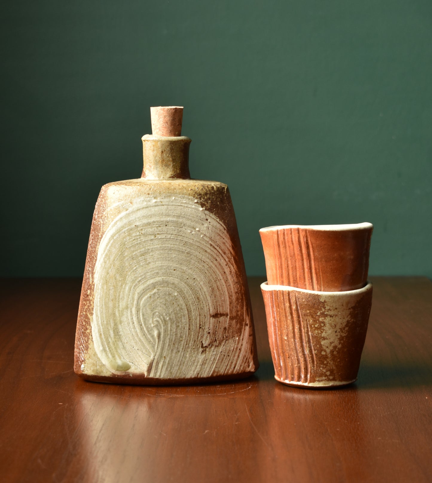 Wood-Fired Whiskey Jug Set
