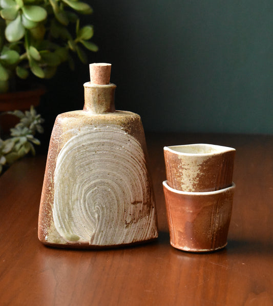 Wood-Fired Whiskey Jug Set