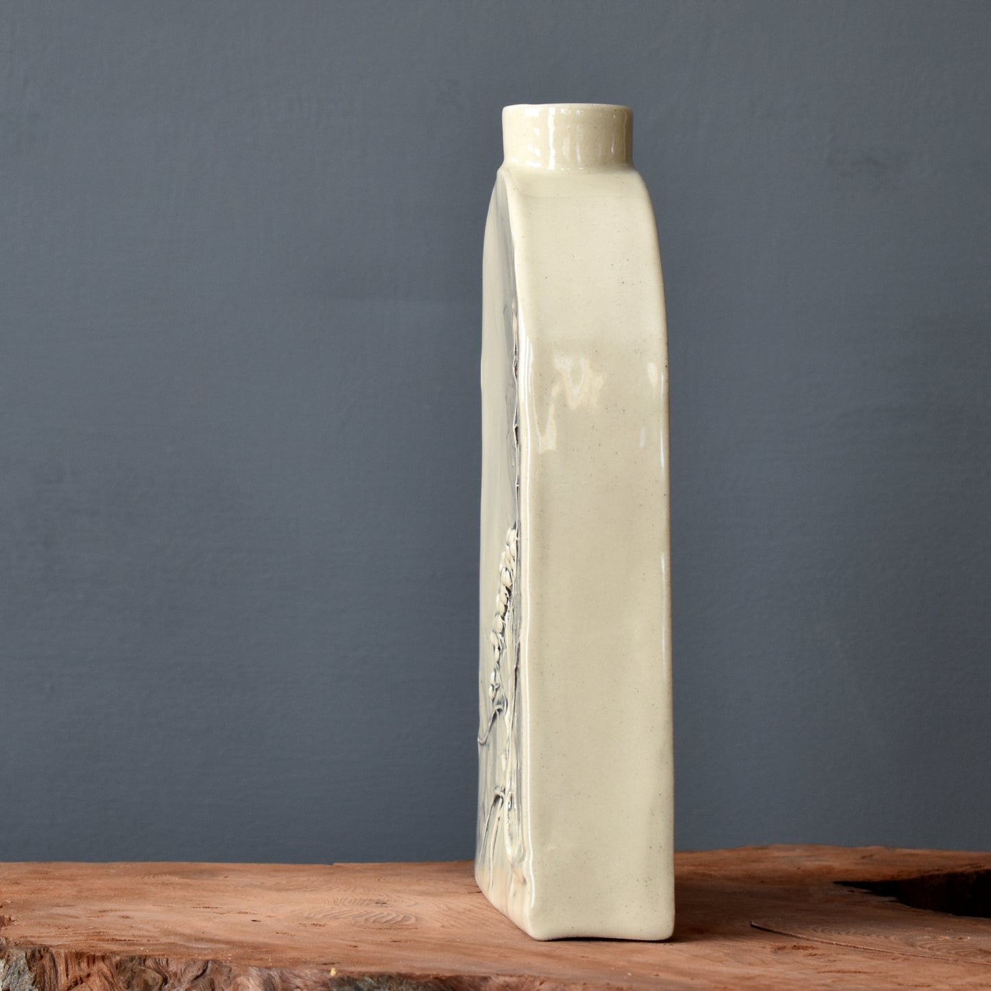 Tall Arch Vase with Mountain Ash