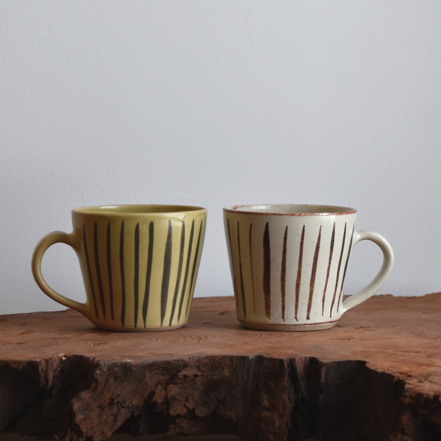 Striped Tapered Mug