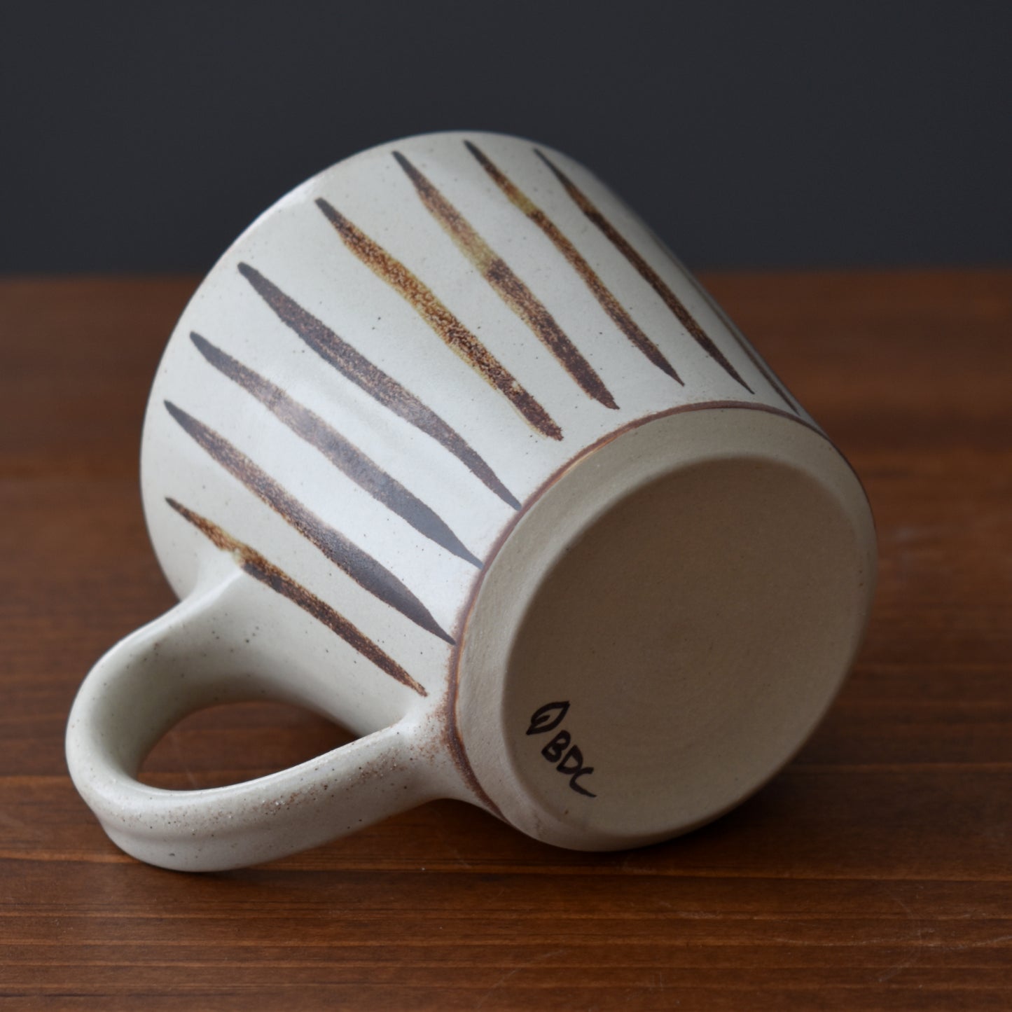 Striped Tapered Mug